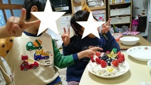 自閉症の息子とクリスマスケーキづくり