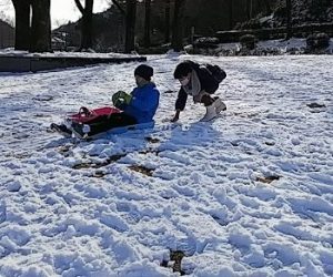 長く遊べるようにするには・・・自閉症の息子と雪遊びをしました